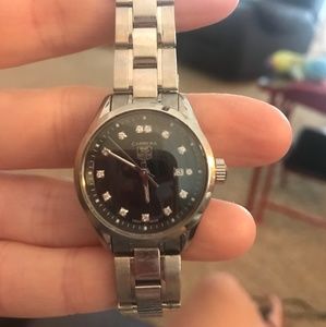 Ladies Tag Heuer Carrera Diamond Dial Watch
